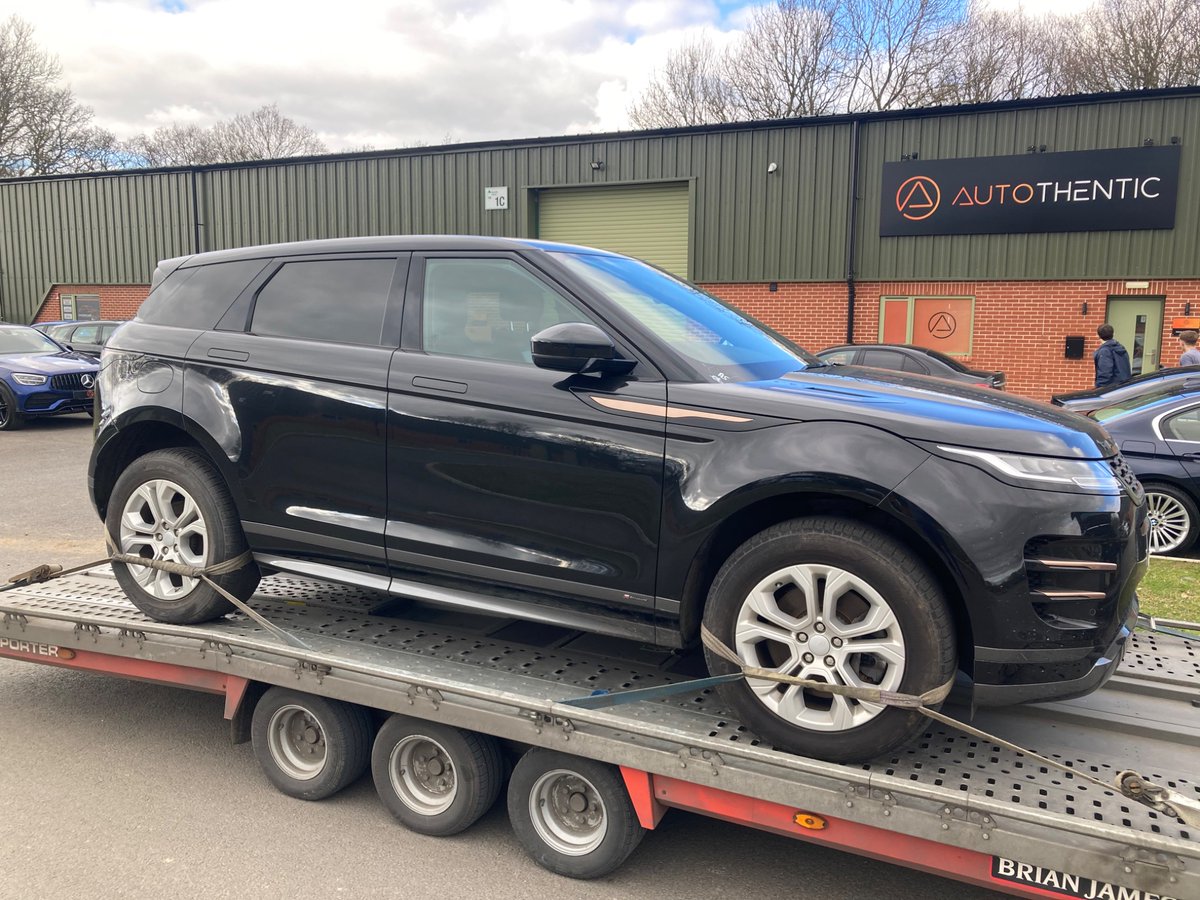 CaptainMov12489's tweet photo. And another prestige car collected &amp; delivered for 
#autothenticyork this stunning black Range Rover evoque now available in stock 😍😎
Please contact autothentic York for a wide range of used prestige &amp; sports cars https://t.co/gFIpGnWvhW