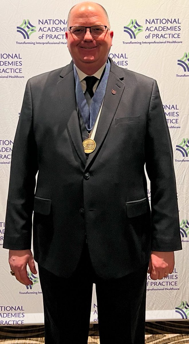 I am grateful for my induction  into the National Academies of Practice as a Distinguished Practitioner Fellow (FNAP). My thanks to my family, friends, colleagues, students, &amp; patients for the lessons I’ve learned &amp; for all of the support you have given &amp; continue to give me.