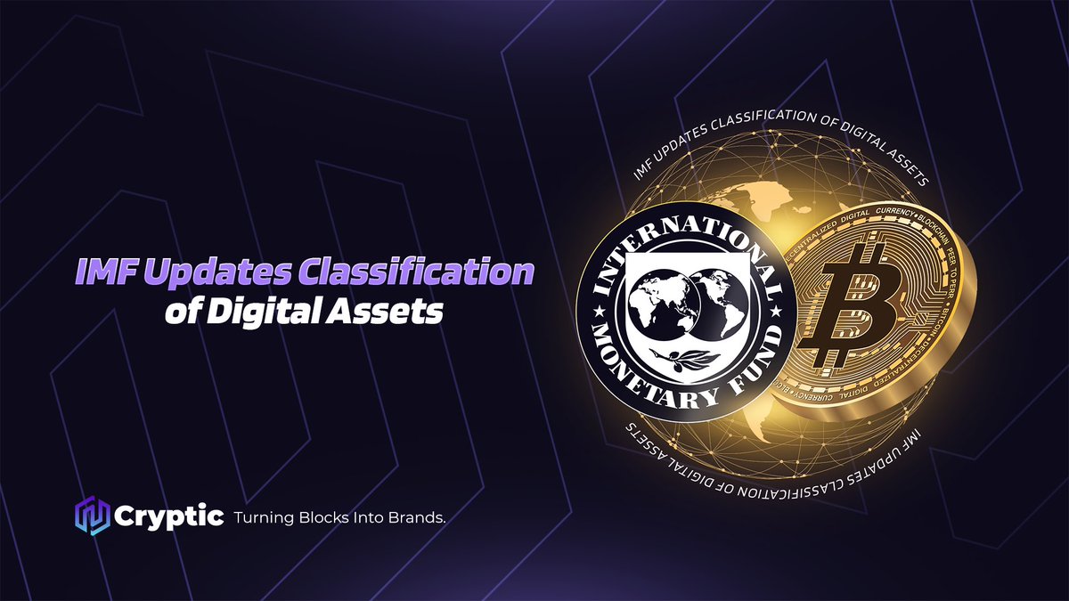 🚨 IMF Updates Crypto Classification in Global Finance The International  Monetary Fund (IMF) has updated its Balance of Payments Manual (BPM7) to  better account for digital assets. Bitcoin is now classified as