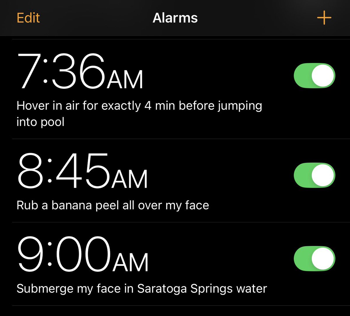New morning routine just dropped.