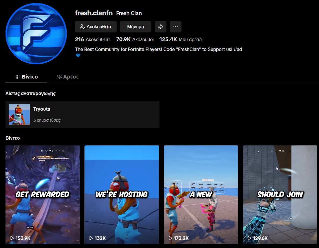 Last 4 videos with Fresh Clan 🔥

Let's see how fast we can get to 100k followers

If you are looking to grow shoot me a DM! 📩