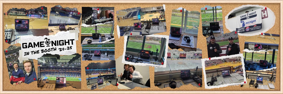 Michigan Game Night (@migamenight) on Twitter photo Some snapshots IN THE BOOTH on GAME🎙NIGHT this past season.
We'll see everyone again soon, and in the meantime, we are already working with <a href="/MISportsRadio/">Michigan Sports Radio</a> on making 2025-26 our best season yet! Some snapshots IN THE BOOTH on GAME🎙NIGHT this past season.
We'll see everyone again soon, and in the meantime, we are already working with <a href="/MISportsRadio/">Michigan Sports Radio</a> on making 2025-26 our best season yet!