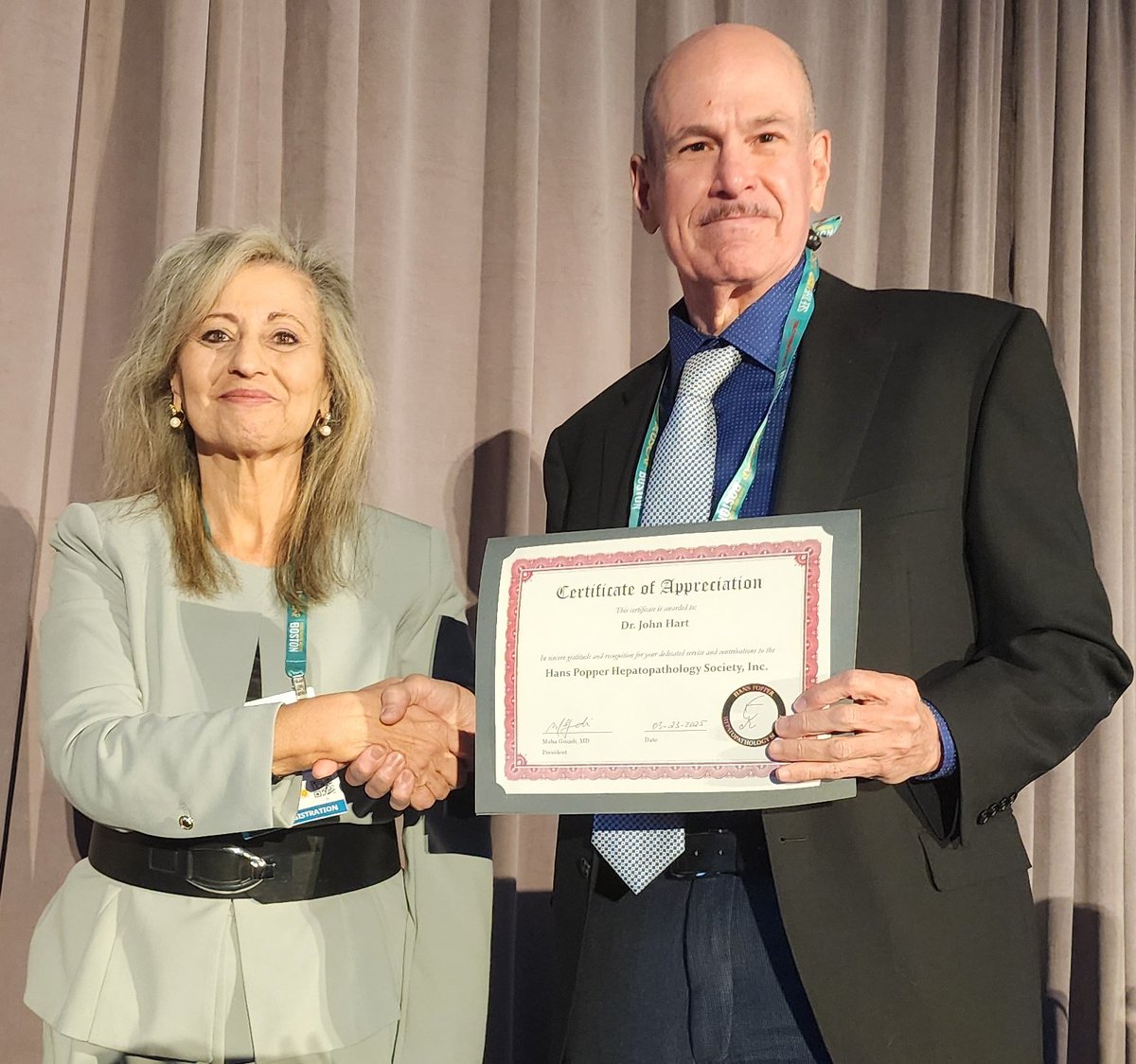 Hans Popper Hepatopathology Society (@liverpath_hphs) on Twitter photo Thank you, <a href="/johnhart20/">John Hart, MD</a>, for your hard work as Chair of our Membership Committee from 2022-2025! 💛💚 Thank you, <a href="/johnhart20/">John Hart, MD</a>, for your hard work as Chair of our Membership Committee from 2022-2025! 💛💚