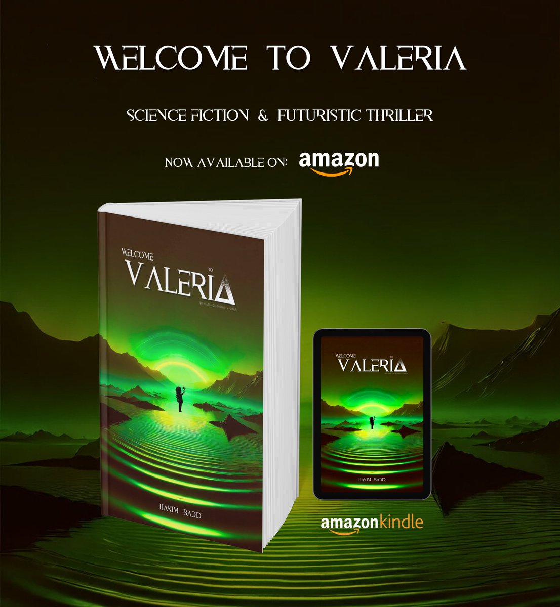 HakimBadid's tweet photo. A high-tech utopia. A buried truth. A deadly investigation.
'Welcome to Valeria' — available on Amazon.
https://t.co/grMWgW5I1t

#SciFiBook #SciFiNovel #TimeTravelFiction #DystopianThriller #IndieAuthor #AmReading #BookLovers #book #novel #ebook #amazonkindle #KindleUnlimited https://t.co/1LSQXWCyo6