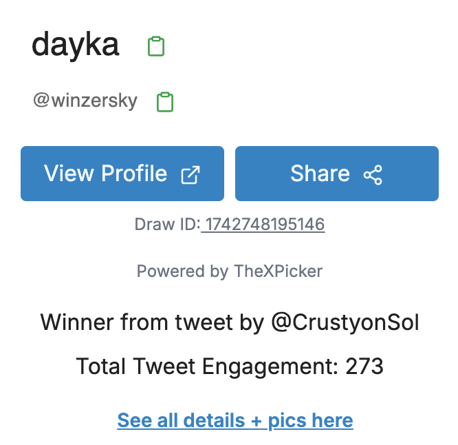 CrustyonSol's tweet photo. Winner : @winzersky https://t.co/NXAG8J9xPj