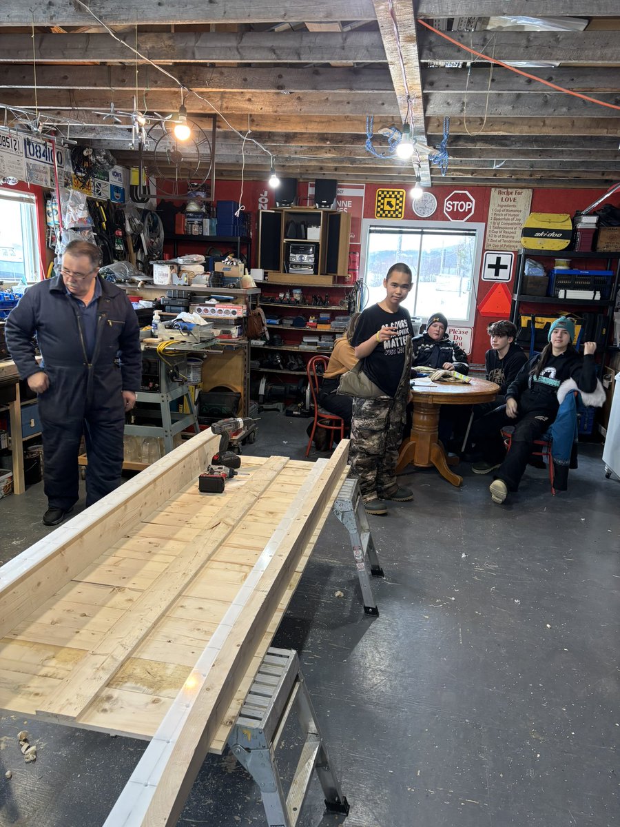 Big thanks to Ed and NunatuKavut for this experience building a Komatik with our 8/9 class!