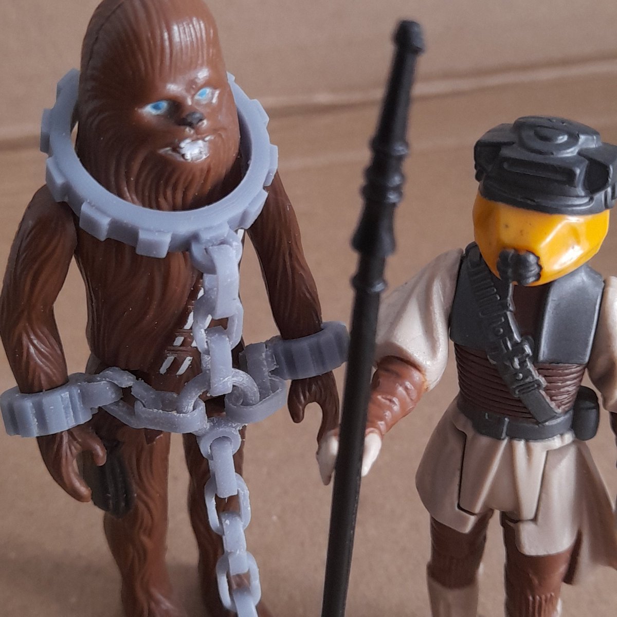 🚀 First Print Success! 🖨️✨ Super excited to share my first project using the resin 3D printer loan program! 🎉 I’ve been working on Wookiee chains for my Return of the Jedi Boushh diorama, Huge thanks to Urban Hax for this amazing opportunity. #Resin3DPrinting #urbanhax