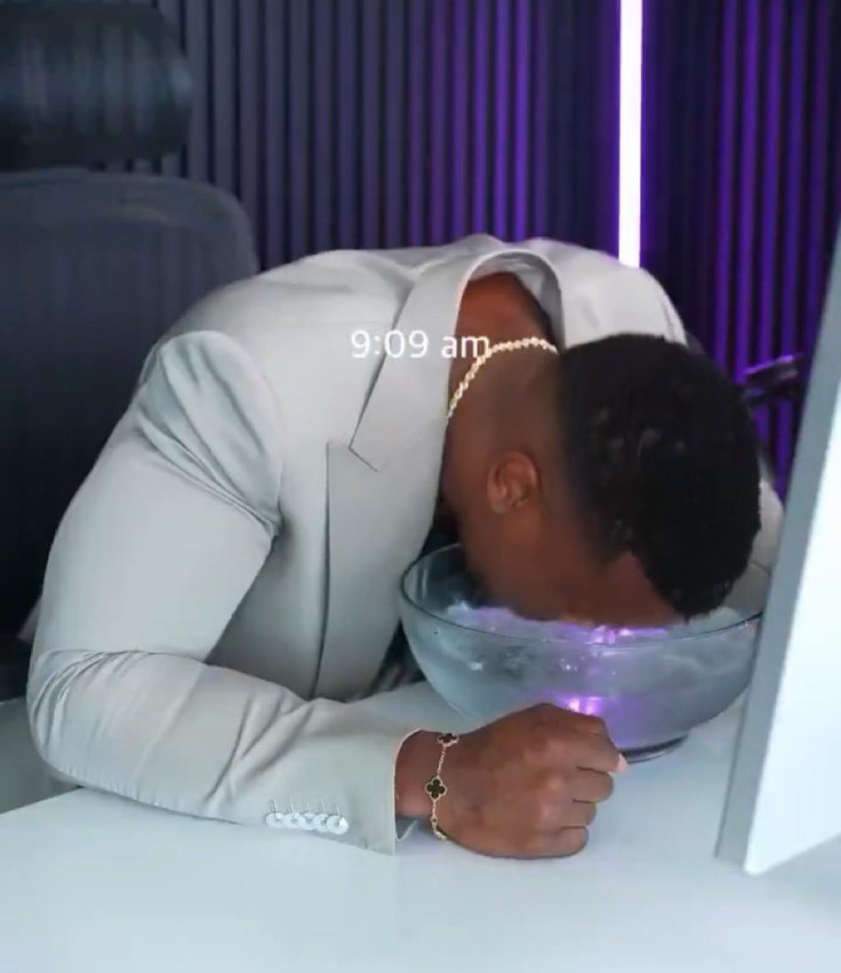 Es temprano así que no olviden meter su cara en agua helada