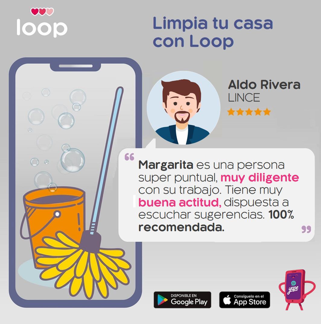 looplimpieza's tweet photo. ¡Cada vez más personas limpian su casa con Loop! 📷📷 Permitiendo que mujeres como Margarita, salgan adelante a través de conectar con oportunidades de trabajo digno.

#applimpieza #looplimpieza #limpiezadecasas #limpiezaairbnb #clientefeliz #encuentraatusocia #startup https://t.co/zmdEWj5NEu