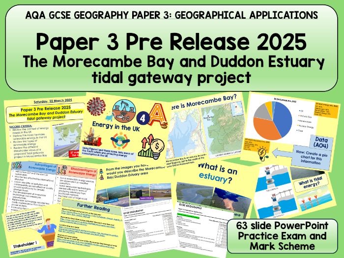 teachgeogblog's tweet photo. Paper 3 Pre Release 2025 Lessons https://t.co/PLLMmJj4bH 

#geographyAQA #morecambeBay #TidalEnergy https://t.co/JKrkQAinvn