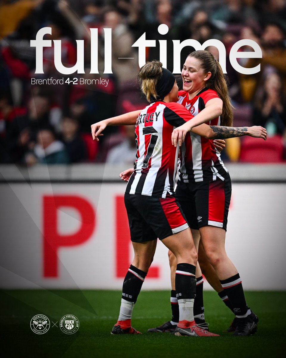 ⏱️FULL-TIME: It is yet another win at the Gtech for Brentford!

Amazing day and well done to all involved😀

#BrentfordFC | #BrentfordFCW