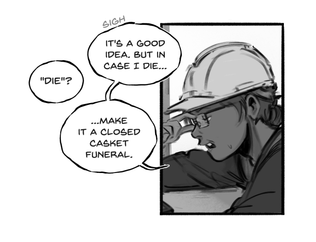 nyoomian's tweet photo. [COMIC UPDATE] 
Chapter 11 Part 3 is out on tapas and tioscomic! webtoon's still reviewing it sorry 😔 

Check it on tioscomic it has silly animated stuff https://t.co/YUsMrzyKLo