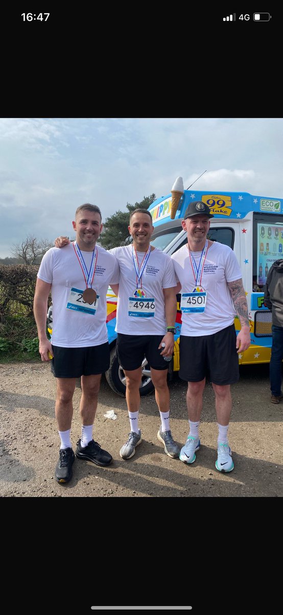 Sunday plod with the chaps 😅