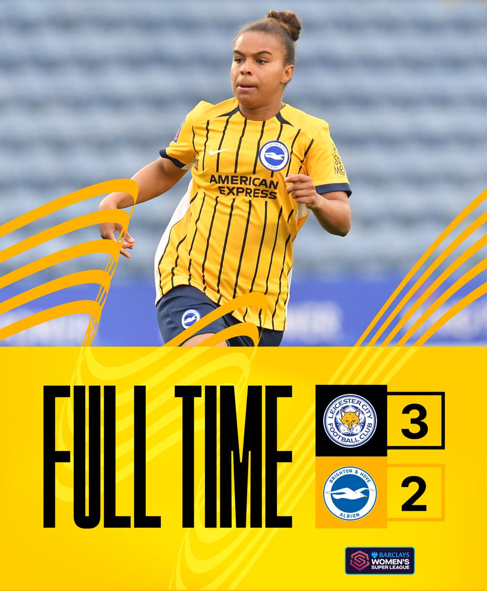 BHAFCWomen's tweet image. FT: Gave it our all in the second-half as we fall short of the mark in the midlands. 😩

[3-2] 📲 #LEIBHA // #BHAFC 💛💙