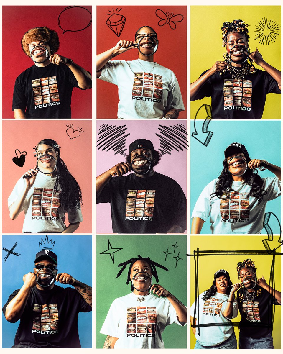 The Politics Grillz Tee is available online + at all locations.

Shop Now: l8r.it/WNKy