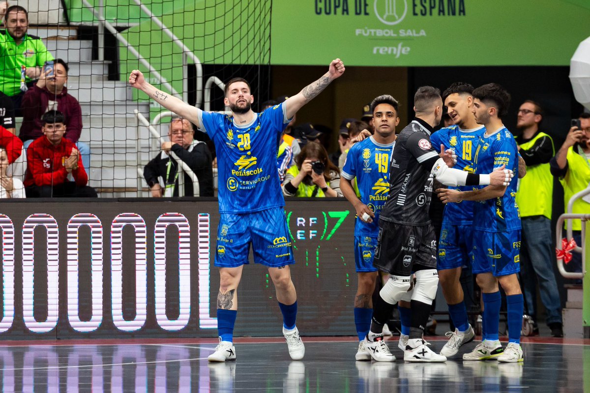 🏆🇪🇸 ¡𝗖𝗔𝗠𝗣𝗘𝗢́𝗡 𝗗𝗘 𝗟𝗔 𝗖𝗢𝗣𝗔 𝗗𝗘 𝗘𝗦𝗣𝗔𝗡̃𝗔 𝟮𝟬𝟮𝟱!

🥹👏🏼 De los nuestros, de los de casa. Enhorabuena a nuestro canterano 𝗗𝗶𝗲𝗴𝗼 𝗦𝗮𝗻𝗰𝗵𝗼 y a <a href="/peniscolafs/">Servigroup Peñíscola FS</a> por el título de Copa de España 2025 <a href="/FutSalRFEF/">Futsal RFEF</a>, más orgullosos imposible.