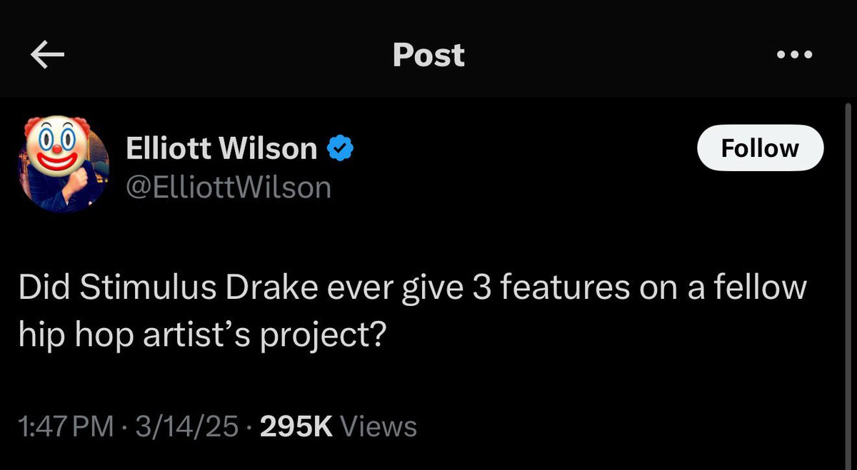 BKid704's tweet photo. 3 features and none of them in the Top 10 a week later lmaoooo https://t.co/vLxwb1VfYq