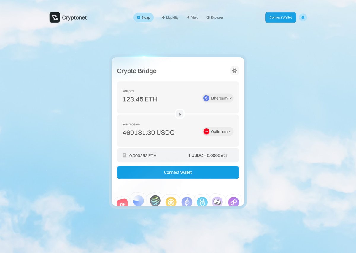 Ongoing client project.

Crypto Bridge.