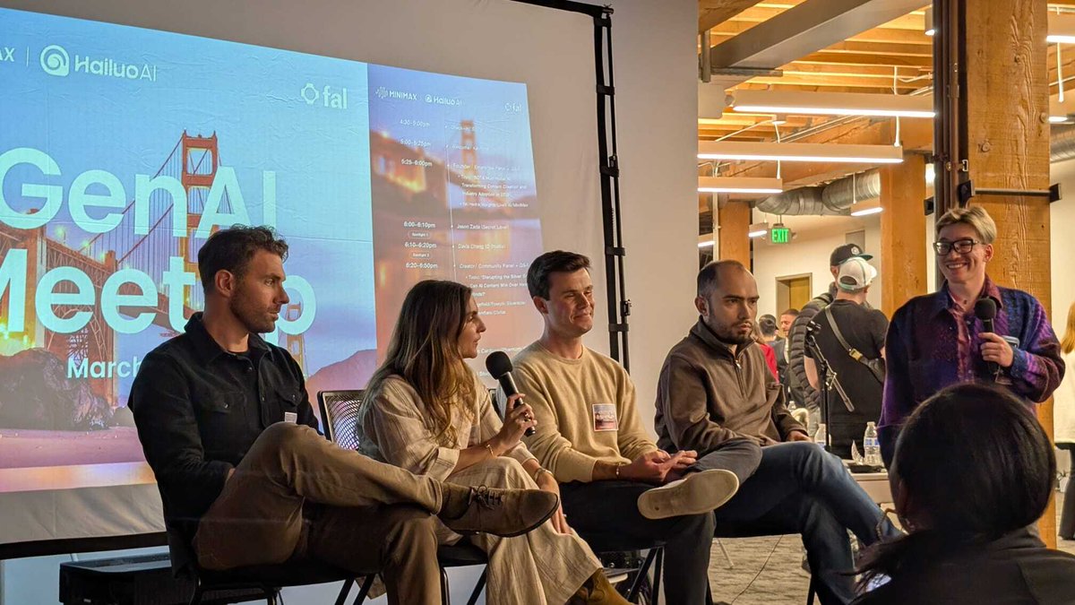 At the center of GenAI video innovation in San Francisco with <a href="/Hailuo_AI/">Hailuo AI (MiniMax)</a>

Multi-modality is the future, creators are leading the charge, and visibility is everything

GenAI is going mainstream, and fast ⚡️