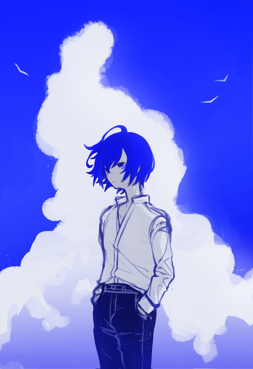 Rlfir_D's tweet image. 💙 (재업아닙니다)
#KAITO #그림