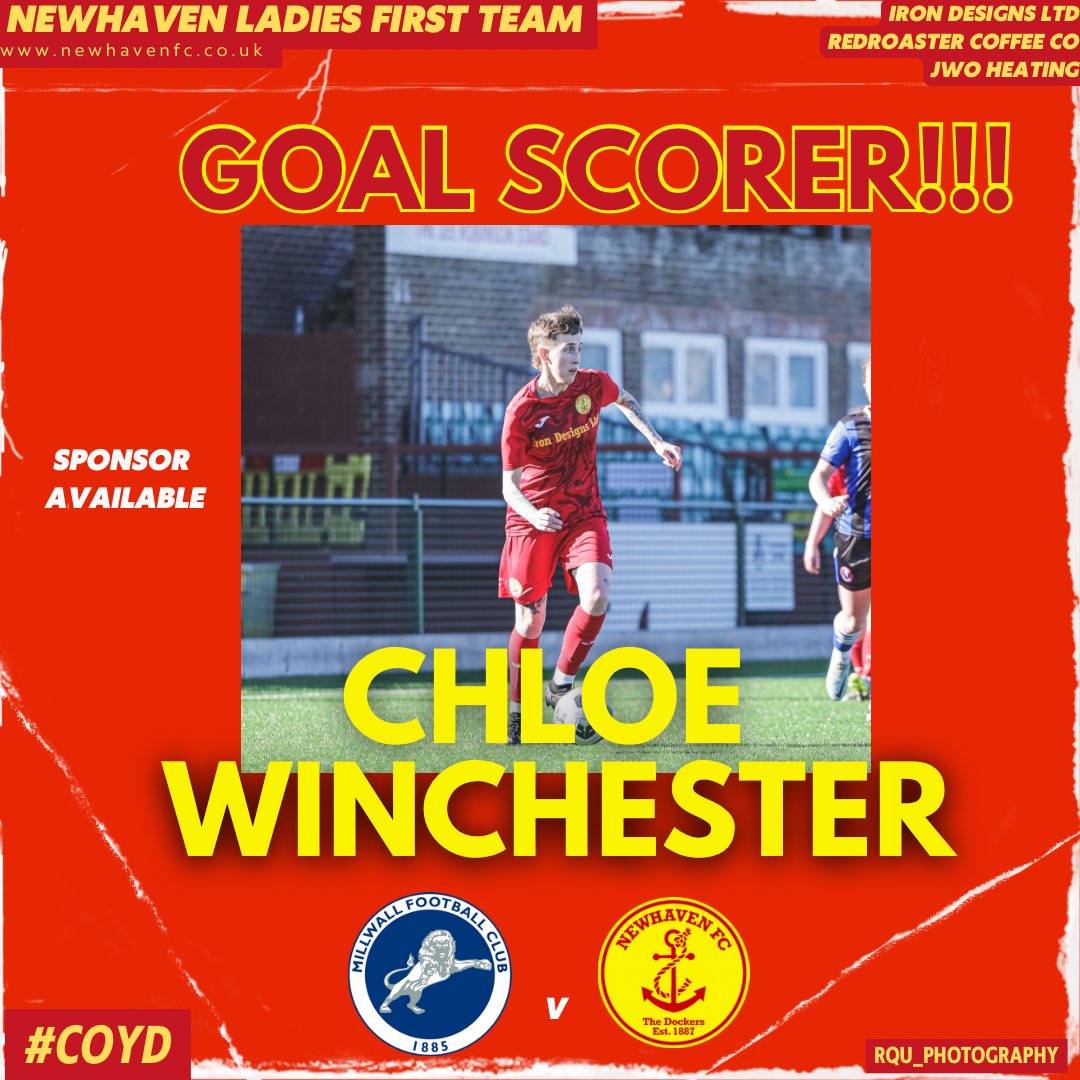 ⚽️🔴🟡 GOAL SCORERS!

Dani Parfitt opened the scoring for Newhaven this afternoon, whilst Chloe Winchester scores on her return to The Dockers.

#COYD
