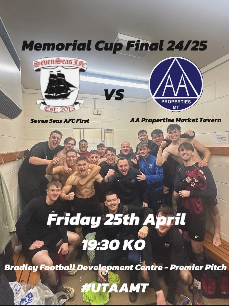 Cup Final Update‼️

Save the date… 🗓️🚨

#UTAAMT