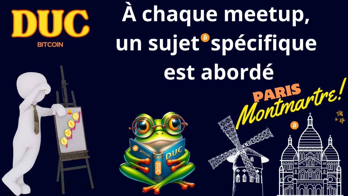 Bitcoin Paris Montmartre tweet media