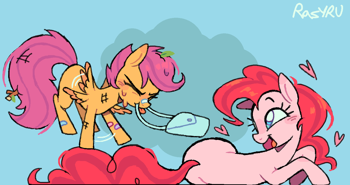 razyruu's tweet image. super secret special delivery🩷 #mlp