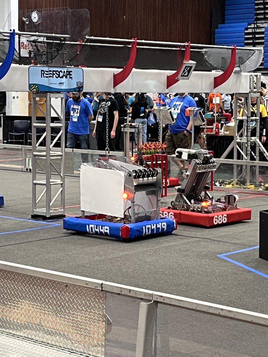 LEAPForwardLEAP's tweet image. Exciting day yesterday!! The FRC Robo Crusaders competed in Alexandria VA! Shout out to team 10449 CASH NSBE jr. Robo Crusaders!