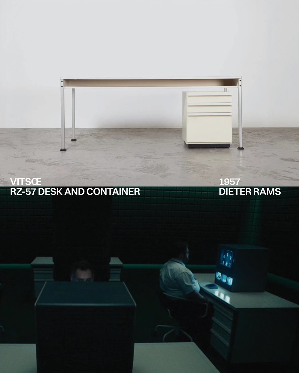 k__moed's tweet photo. RZ-57 Desk and Container by Vitsœ (1957) https://t.co/XGgb656IeH