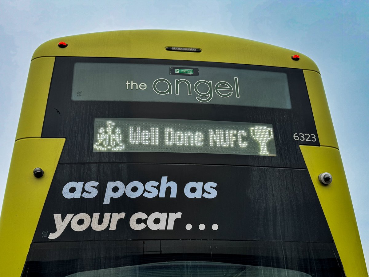 liamhall24's tweet image. Over the past week, we’ve been celebrating Newcastle United’s Carabao Cup win! All our buses (except the ones in Sunderland of course😉) have displayed a special message on both the external displays & internal screens, congratulating @NUFC! 🖤🤍🏆
#NUFC #CarabaoCup @gonortheast