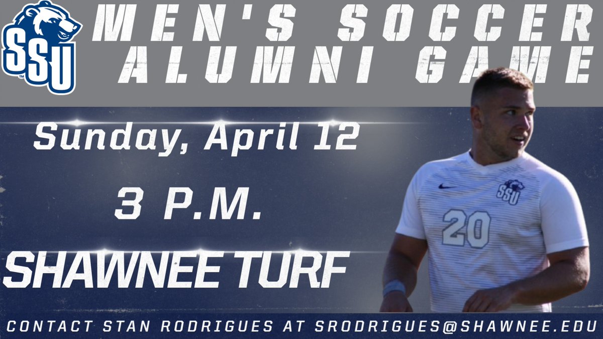 SSUAlumni's tweet image. Just a few weeks til the #ShawneeStateAlumni soccer game! Sign up with Stan Rodrigues and let's get back on the turf and show the whippersnapers how it's done! 

 #ShawneeState #SoccerLife #SoccerGame
