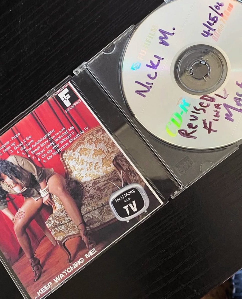 Nicki Minaj first demo CD (2006) 🥺