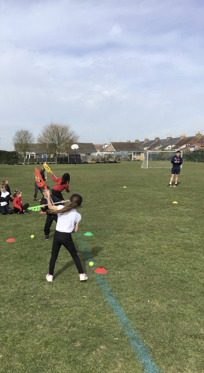 NorwichRoadAca's tweet photo. The whole school had lots of fun and learned new skills in the recent NRA lacrosse competition.  Here are just a few snapshots of the activities on the day 🥍

The children were brilliant - concentrating well 🧠 focusing and using their physical skills 💪 

Thanks @PremEd_NNS https://t.co/7PtZ970ZA6