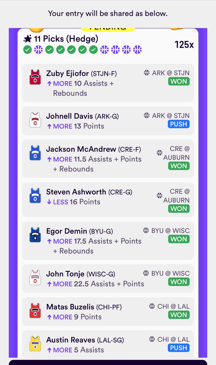 BDSportings's tweet image. Sunday✨

Mark Sears Ast. Ov. (4.5)

Milan Momcilovic PRA Ov. (19.5)

Nique Clifford PTS Un. (19.5)

Shoulda Been 3-0 Yesterday 👀

👇Subscribe👇

dubclub.win/r/p/pri-mebrs/…

Couple Tickets Pending Today🍿

TAIL ON DABBLE 🫡

Get A FREE $25 ✅

Code: Bdsportings

#CBB #MarchMadness