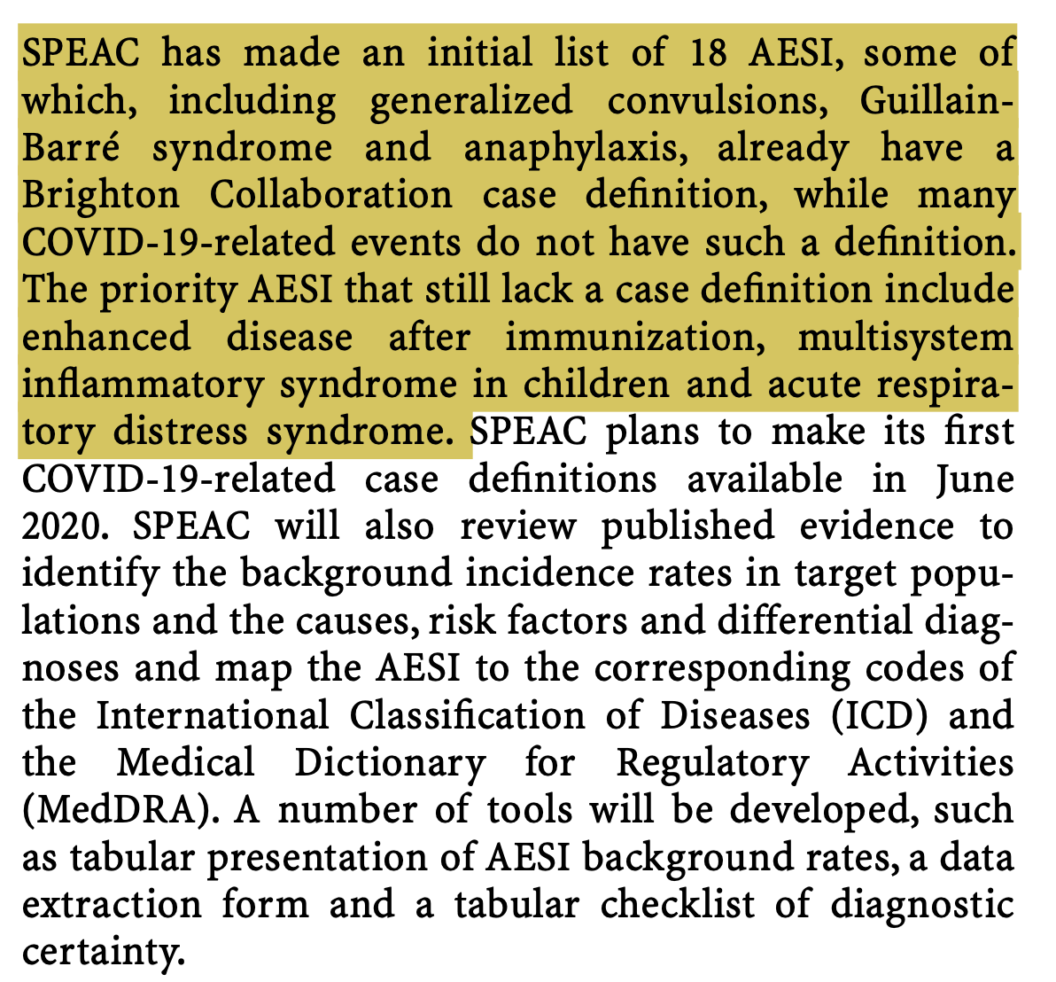 Gacvs #WHO's #GACVS (Global Advisory Committee on Vaccine Safety) bracht ...