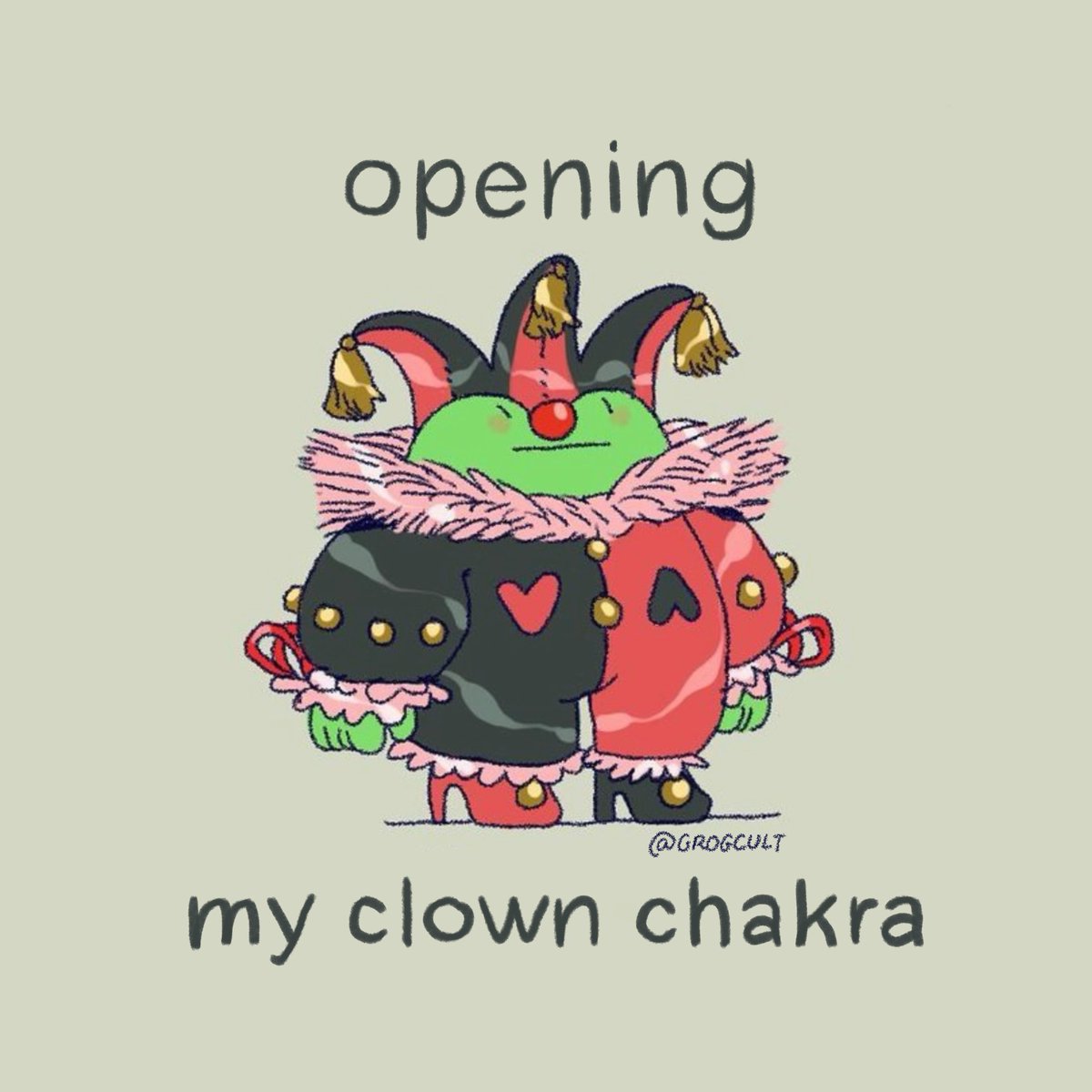 Everyday 😌🤡💖

#grogthefrog