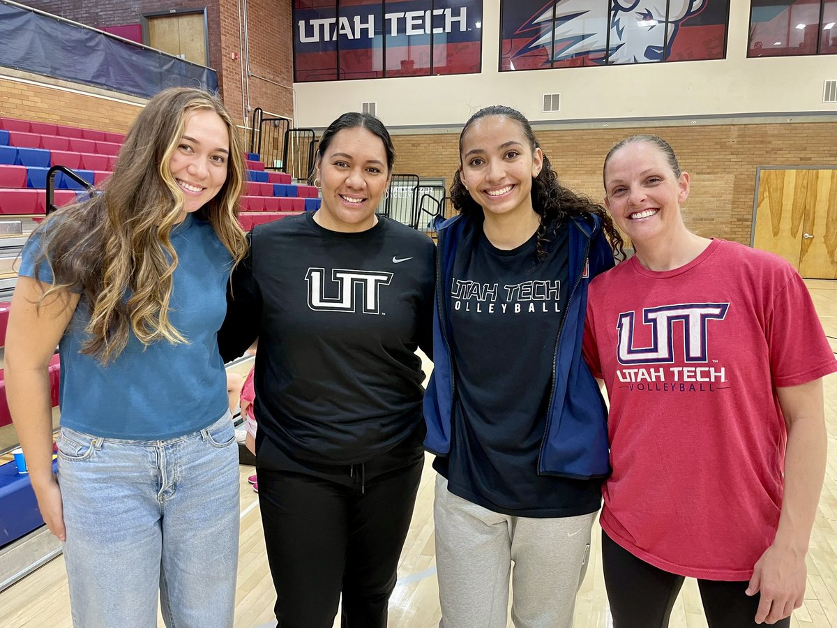 5 years ago, Utah Tech began the transition from D2 to the D1 level.

Last year, the volleyball team had the most wins in its D1 era &amp; qualified for the WAC tourney for the 1st time.

Yesterday’s sweep of powerhouse BYU is a testament to the culture Coach Hafoka has established.