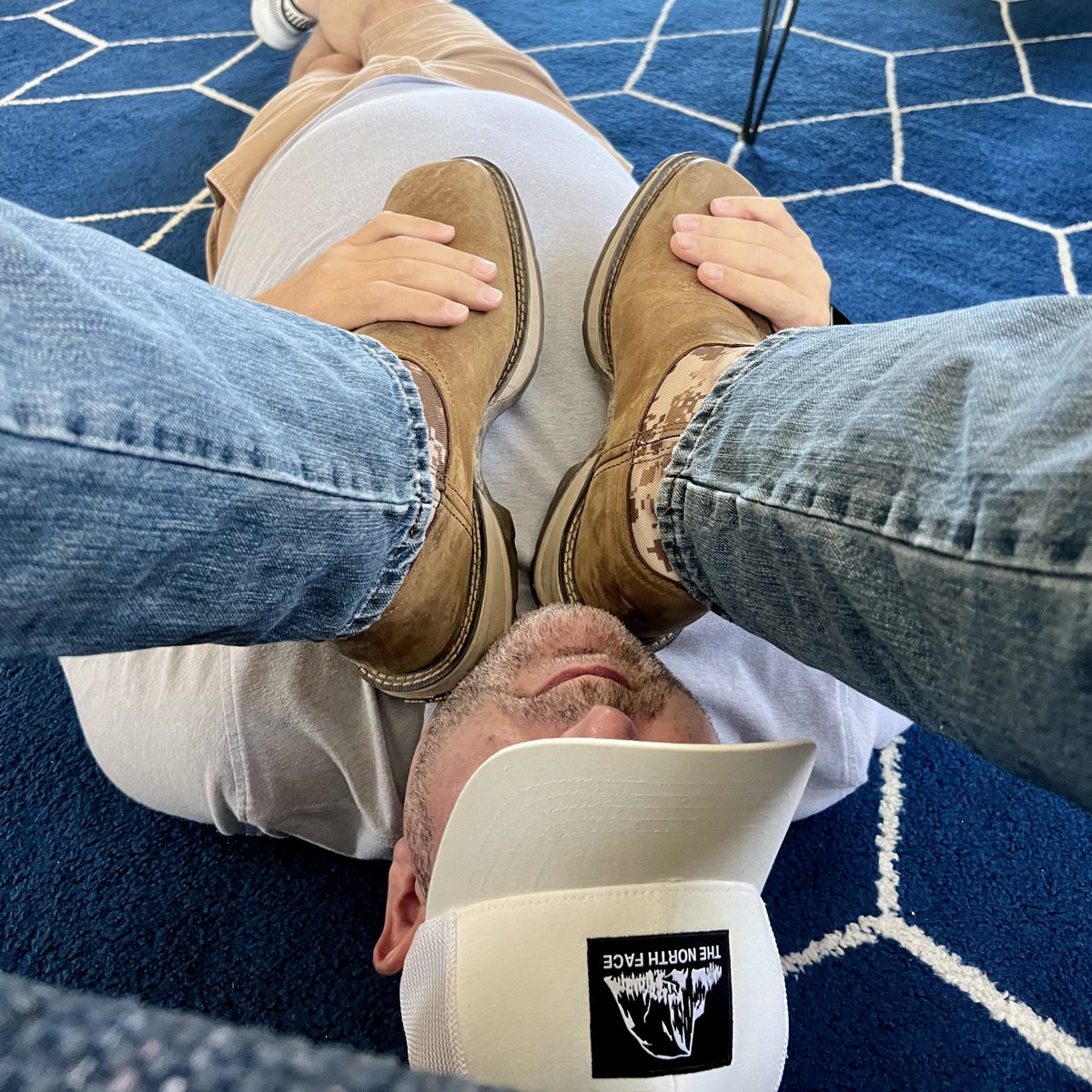 A good footrest massages your feet though your boots.