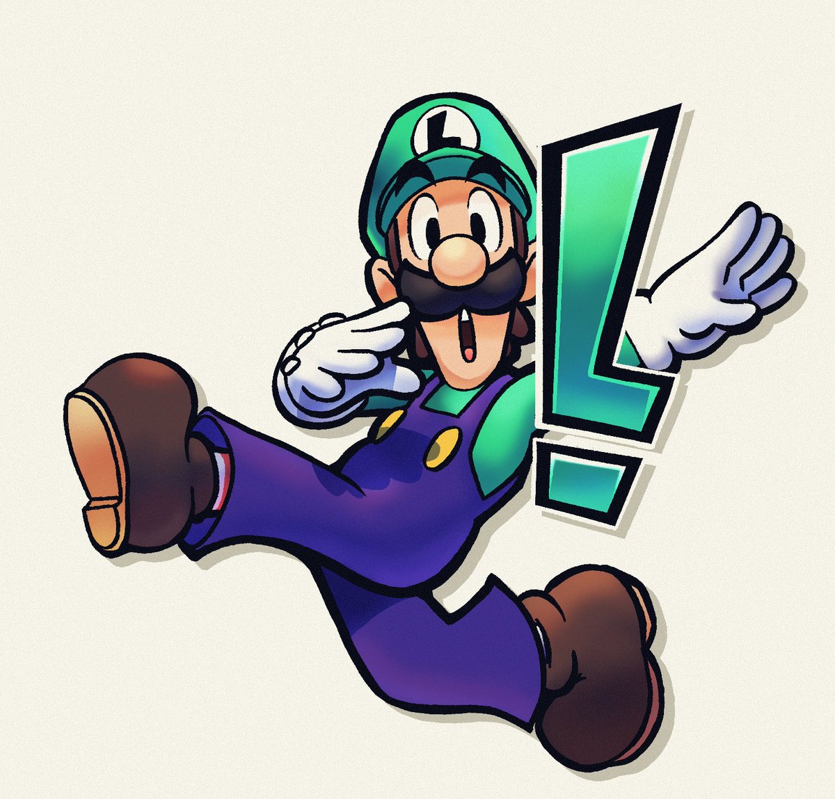 ルイージ 「」|broのイラスト