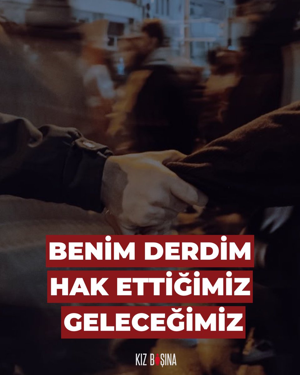 Benim derdim sadece benim değil, hak ettiğimiz geleceğimiz!

Geleceğimizden vazgeçmeyeceğiz! Adalet, eşitlik, özgürlük ve güvende yaşamak için mücadele edeceğiz! 

.
.
.
📷 <a href="/kemal_aslan/">Kemal ASLAN</a> , <a href="/kazimkizil/">Kazım Kızıl</a> 

#kizbasina
