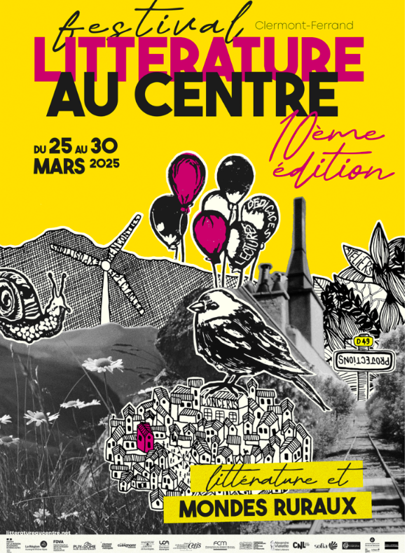 Je serai à Clermont-Ferrand  les 28-29 mars au Festival Littérature Au Centre, à la Maison de la Culture  (1, rue Abbé de l’Épée). RV le  28 mars,  16h30  (salle Chavignier) et 19h  (sortie de la s. Boris Vian) et Table ronde le 29  « Faire Mémoire des Gens de la Terre », 15 h.
