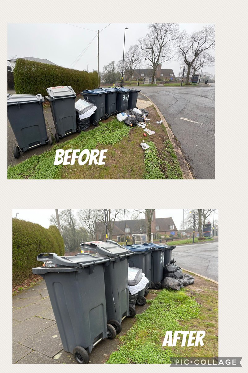 Kimbohud's tweet image. Done my bit for #GreatBritishSpringClean and #onemillionbags. 
Brandwood is slightly tidier after 20 bags of litter and overflowing bins bagged up! 
Don’t be a #litterbug