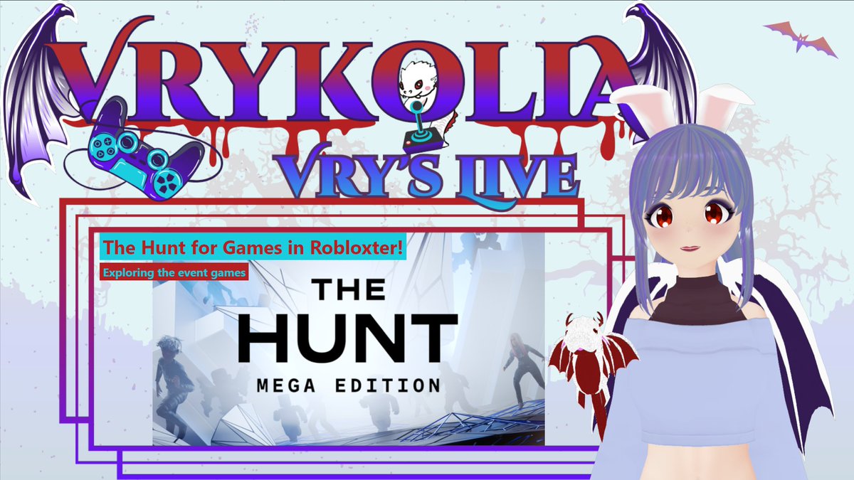 Vrykolia's tweet image. Let's see what #roblox has waiting for us this year! It's game hunting time. #vtuber #RobloxHunt
twitch.tv/vrykolia