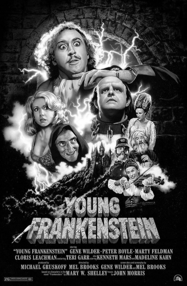 CinePensar's tweet image. Cómo me reí anoche viendo de nuevo 'El Jovencito Frankenstein (1974)
Junto con 'Sillas de montar calientes' (1974) 'Los Productores' (1968) y 'Spaceballs' (1987) las mejores comedias d Mel Brooks, q por cierto, todavía lo tenemos entre nosotros con 98 años. Larga vida al Maestro!
