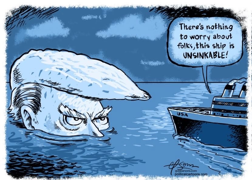 Auch die USA sind nicht unsinkbar… 😱