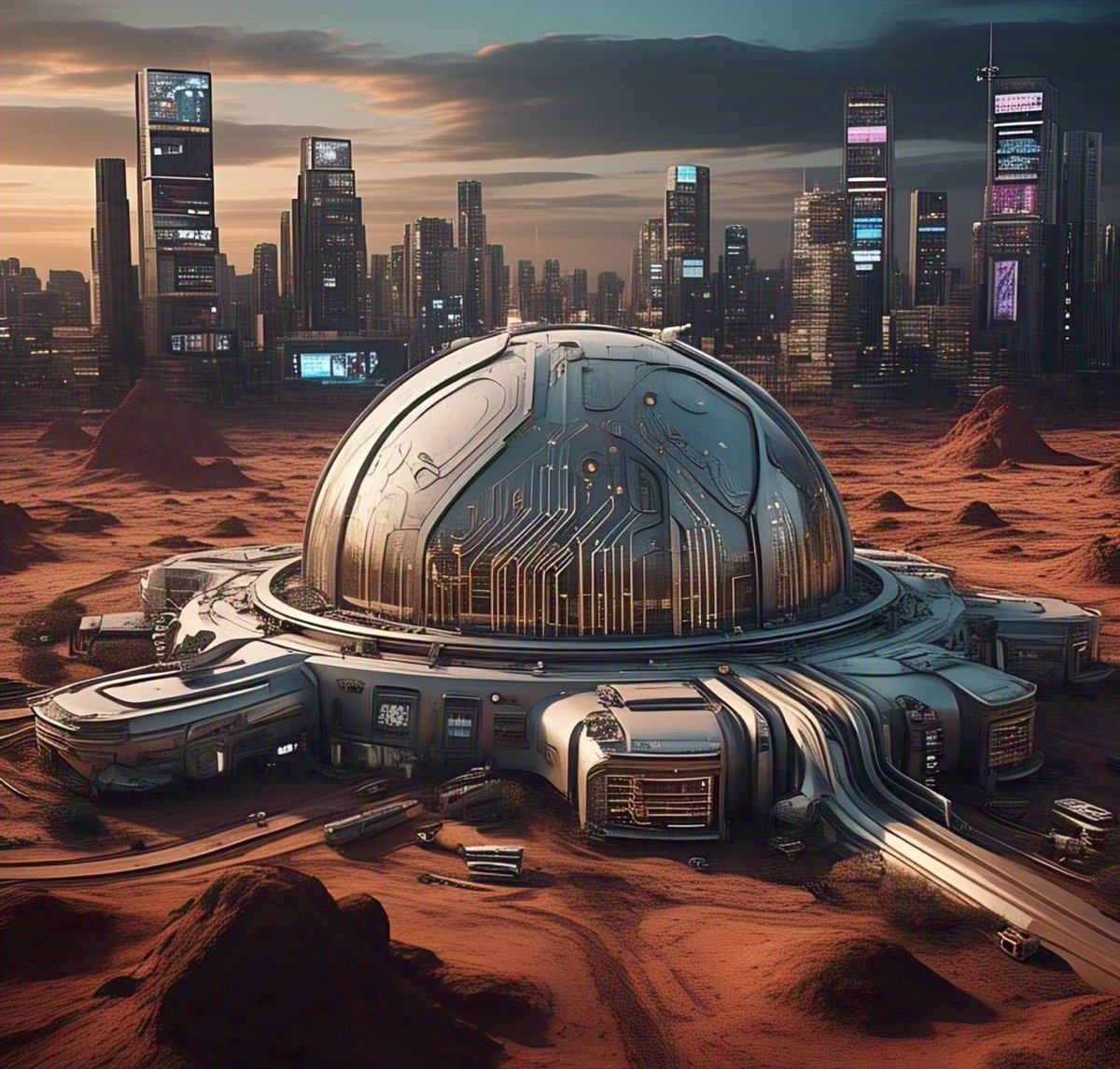 Arnnx_'s tweet photo. Hey @grok Can AI &amp; robots develop a civilization on Mars, surpassing human advancements?  The future of space exploration &amp; AI convergence is exciting! #MarsColonization #AIFuture #SpaceExploration https://t.co/0YhMcBM2Zj