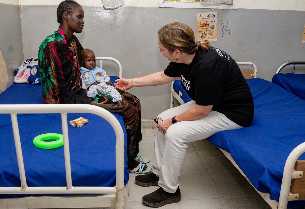 noalaskinner's tweet photo. This weekend, we celebrated #WorldWaterDay. Clean water and good nutrition go hand in glove. Through our partner #WorldRelief UNICEF in #Bentiu is delivering life-saving nutrition services to severely malnourished children .... and I saw for myself - early intervention works. https://t.co/TdPwjR1pTR