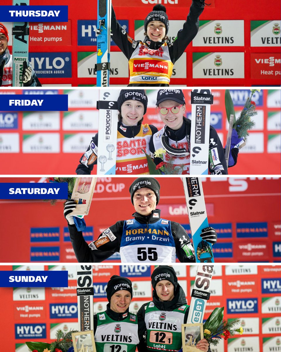 Slovenia 🇸🇮 in Lahti... 🚀

🏆
🏆🥉
🏆
🏆

#fisskijumping #worldcuplahti