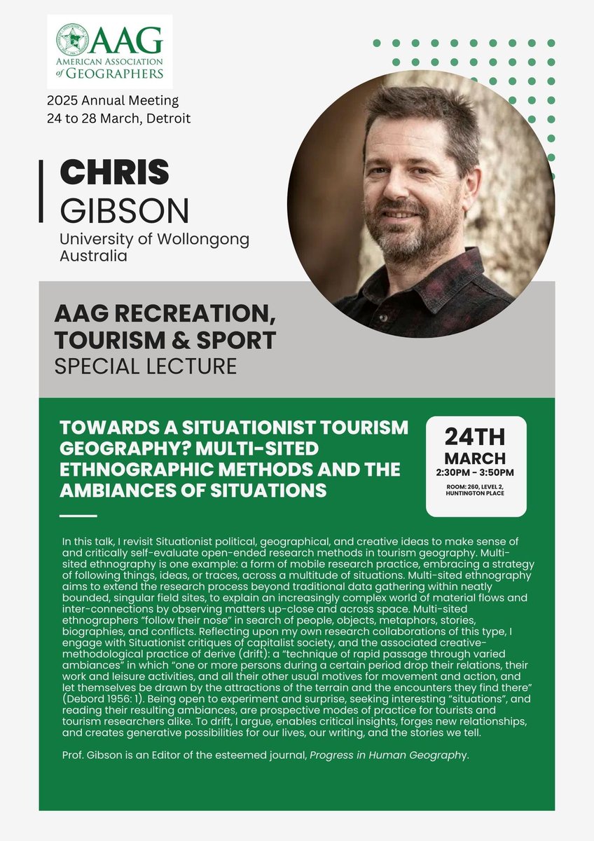 AAG Recreation, Tourism & Sport tweet media